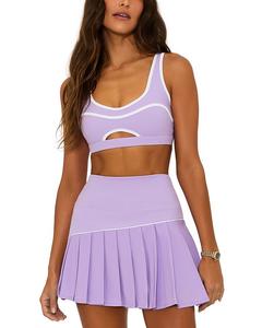 Спортивный бюстгальтер средней жесткости Moxie Beach Riot, фиолетовый