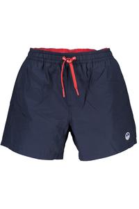 Мужские шорты North Sails пляжные с контрастной надписью, темно-синий/красный