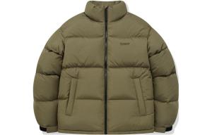 Covernat Мужская пуховая куртка цвета хаки с воротником-стойкой, средней толщины, другие цвета