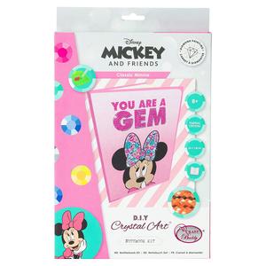 Блокнот Craft Buddy Crystal Art Минни Маус, Набор для творчества