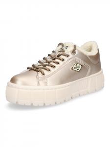 Replay Металлические кроссовки Paulette в платиновом цвете