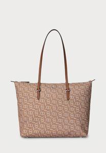 Сумка-шоппер Lauren Ralph Lauren NYLON MEDIUM KEATON TOTE BAG, Beige/Brown/Beige
