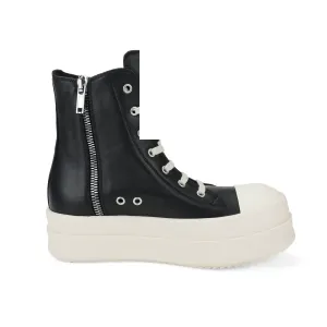 RICK OWENS Runway Mega Bumper High Black Milk Women's