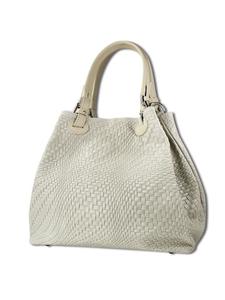 Наплечная сумка Toscanto Handtasche, Umhängetasche Leder beige ca. 31cm