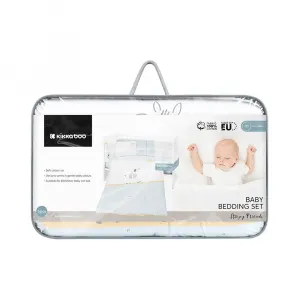 Комплект постельного белья Kikkaboo Stripy Friends из 6 предметов, 60/120 см, прозрачный