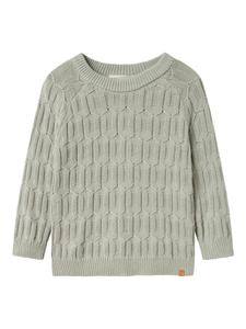 Вязаный свитер цвета Pigeon name it