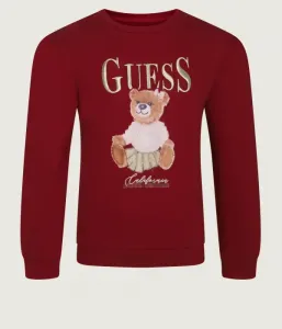 Толстовка regular fit Guess, бордовый