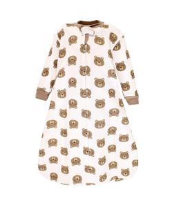 Высококачественная стеганая футболка с длинными рукавами для комфортного сна и ношения Hudson Baby, Little bear