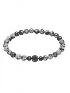 LIEBESKIND BERLIN Браслет «Обсидиан» в черном цвете