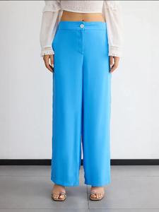 Широкие брюки Hiccup, лазурный