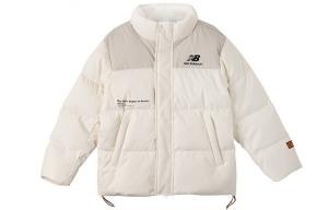 Пуховик унисекс белый New Balance, белый