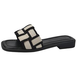 Женские стойкие к истиранию сандалии Slide TAFN, бежевый