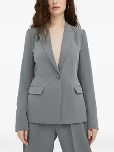 Пиджак с одной пуговицей Bruuns Bazaar, серый