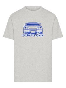 Рубашка F4NT4STIC Retro Car Japanese Streetstyle, Mottled Grey