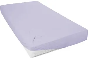 Простыня Primera "Мако из тонкого трикотажа", подходит для стандартных матрасов 120х200 см, 1 шт., цвет lavendel