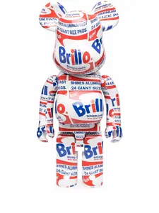 Фигурка be@rbrick brillo из коллаборации с andy warhol, 73х36 см, Medicom Toy, белый