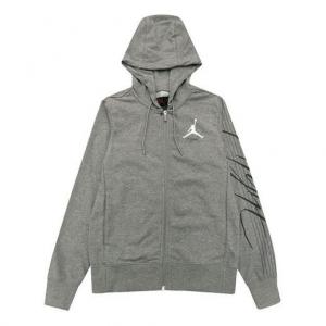 Толстовка Men's Air Jordan Zipper Gray, серый