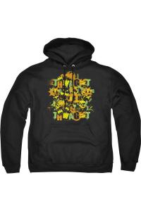 Batman Halloween Knight Sounds Adult Pull Over Hoodie / Толстовка с капюшоном Gildan, черный