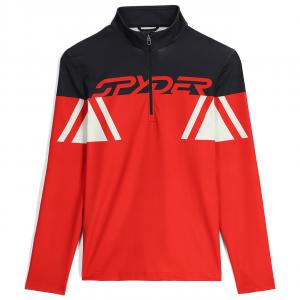 Куртка-полупильник Spyder Paramount с молнией до середины груди (мужская) - цвет Вулкан, Volcano