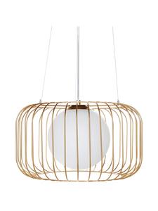 Beliani Подвесные светильники BAIOA золотисто-белого цвета - (Ш) 36 x (В) 114 x (Д) 36 см