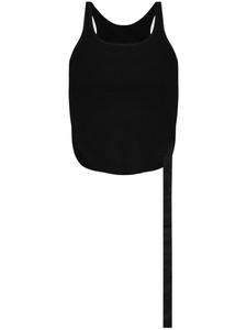 Rick Owens DRKSHDW асимметричный укороченный топ из хлопка, черный