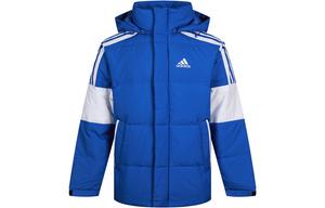 Пуховик мужской синий Adidas, синий