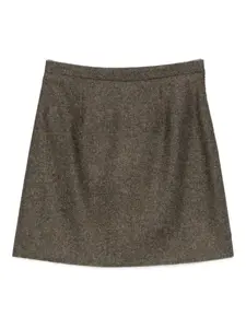 Мини-юбка из твида Адриана A.P.C., коричневый