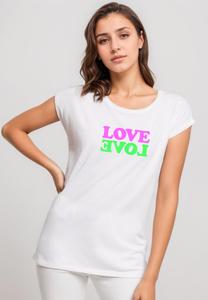 Футболка с принтом CLASSIC ROLL UP D-LOLO Be Famous, белый