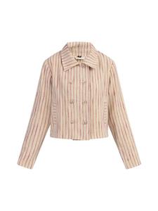 Переходная куртка faina, цвет pink wollweisser streifen