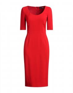 Платье миди Dolce&Gabbana, красный