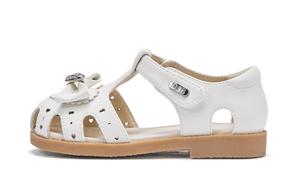 DAVE&BELLA Скользостойкие, износостойкие, дышащие детские сандалии ecru для детей от 3 до 7 лет