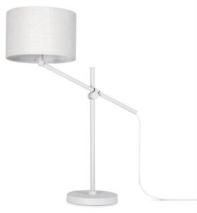 Настольная лампа Paco Home Tom, белый - стальной - 28 x 79 x 57 см