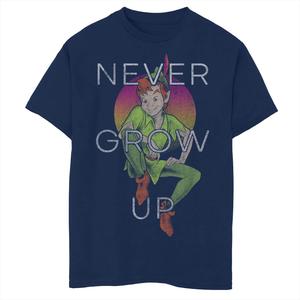 Футболка с рисунком «Питер Пэн» Disney для мальчиков 8–20 лет «Никогда не вырастут» Licensed Character
