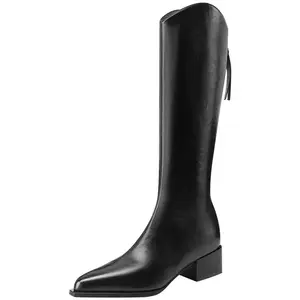 Узкие сапоги, сапоги до колена, 4 см, женские Mulinsen, Brown