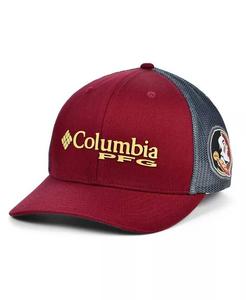 Кепка Trucker Seminoles штата Флорида PFG Columbia, красный