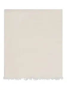 Шарф с бахромой MAX MARA, коричневый