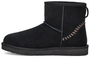 Мужские зимние ботинки Ugg с узором, черный