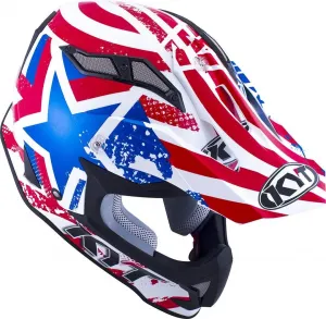 KYT ysea0010.7 Мотоциклетный шлем, синий/розовый, 2 XL, Azzurro/Roso