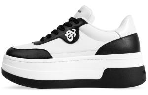 ANN ANDELMAN Arcade Blanc Противоскользящие и износостойкие низкие кеды для скейтбординга с эффектом увеличения роста, черно-белые