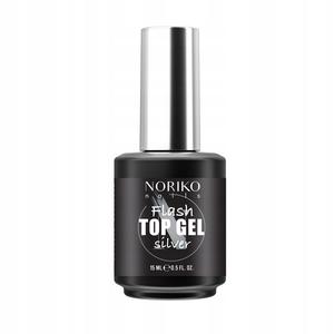 Топ Noriko Nails Flash Top Gel Silver 15 мл