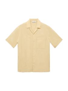 Рубашка на пуговицах Comfort fit MANGO MAN ESVEDRA, бежевый