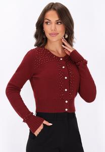 Кардиган faina Cardigan, Burgundy/Red