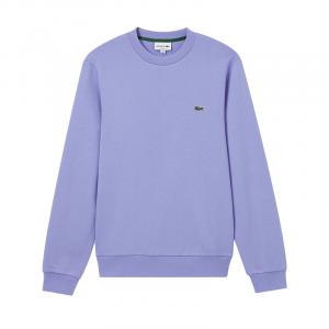 Хлопковый свитшот LACOSTE, фиолетовый