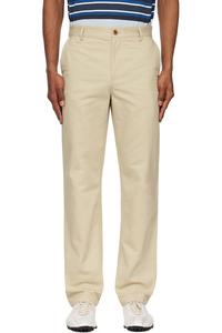 Повседневные чинос Maison Kitsuné, цвет dune