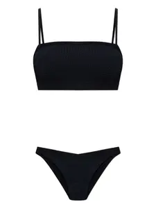 Бикини Gigi с жатой резинкой под грудью Hunza G, черный