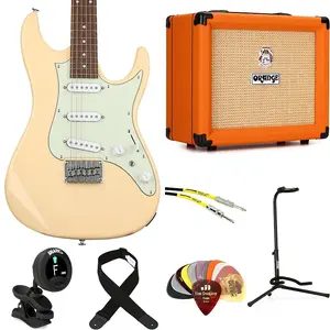 Электрогитара Ibanez AZES и комплект усилитель Orange Crush 20 - слоновая кость