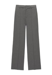 Брюки Smart Seamed PULL&BEAR, серый