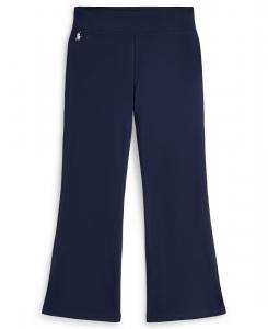 Эластичные трикотажные леггинсы-клеш для девочек 7-16 лет Polo Ralph Lauren, Navy