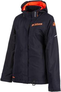 Женская зимняя куртка для снегохода KLIM Allure | Gore-Tex, утепленная|, Black - Fiery Coral