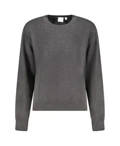 Роскошный хлопковый свитер с ребристой вязкой. Pepe Jeans, черный